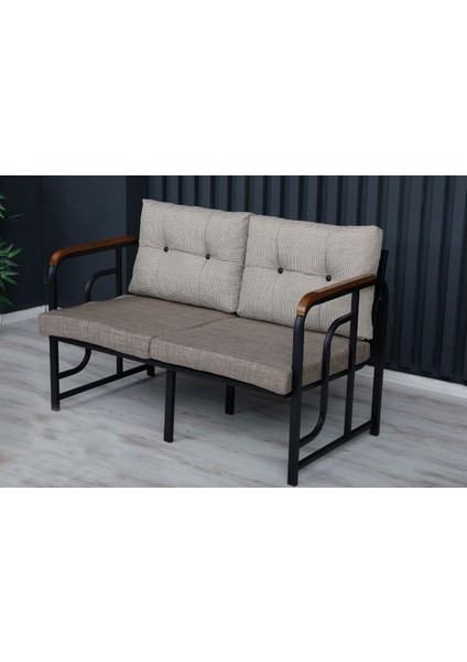 Serdem 2+1+1+Sehpa Bahçe Balkon Mobilya Takımı Cappuccino Kazayağı fiyatları