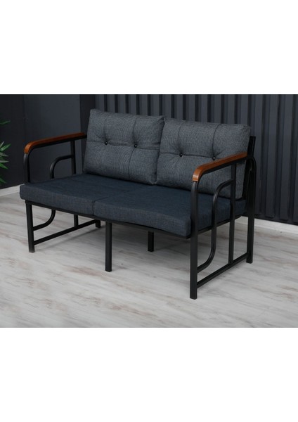 Serdem 2+1+1+Sehpa Bahçe Balkon Mobilya Takımı Lacivert Kazayağı fiyatları