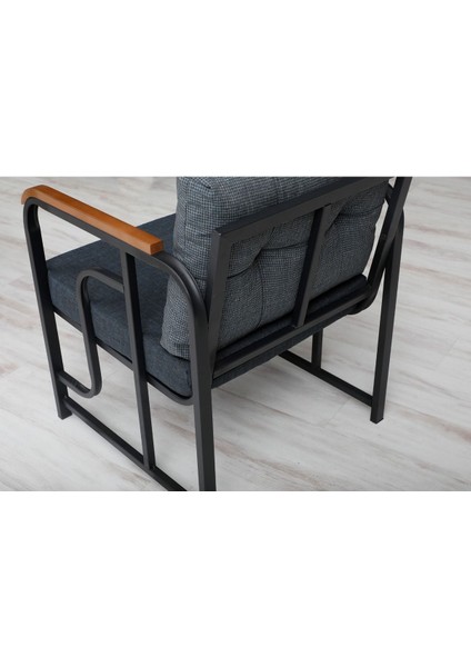 Serdem 2+1+1+Sehpa Bahçe Balkon Mobilya Takımı Lacivert Kazayağı modelleri