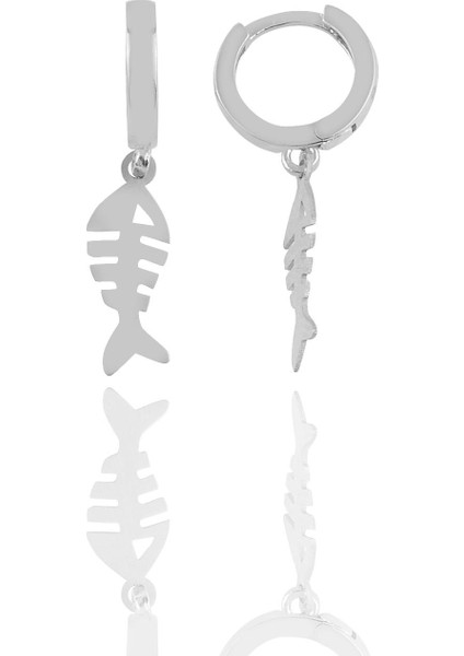 Gümüş Balık Kılçığı Küpe SGTL10353 fiyatları