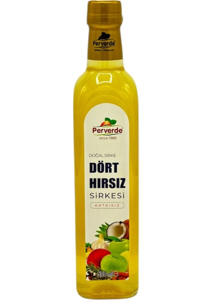 Doğal Dört Hırsız Sirkesi 500 ml