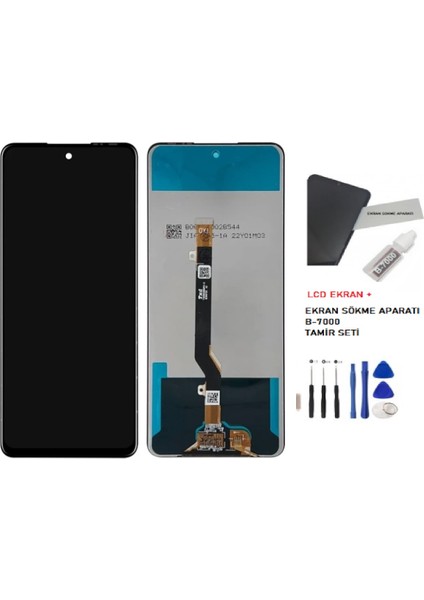 Omix X6 Uyumlu LCD Ekran Dokunmatik Servis Orijinali + B-7000 + Tamir Setii