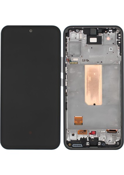 Samsung Galaxy A54 5g SM-A546 Uyumlu LCD Ekran Dokunmatik Servis Orijinali Siyah Çıtalı