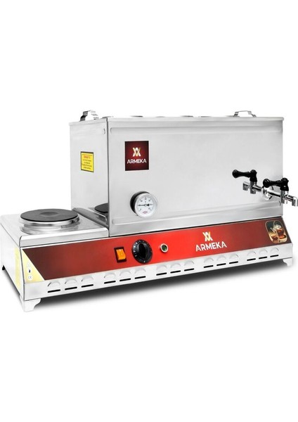 Çay Kazanı Sanayi Tipi Çaymatik 40 Litre Çay Kazanı Elektrikli Pleytli Çay Kazanı Çay Ocağı