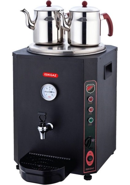 Silverinox EL-02S Jumbo Çay Makinesi Siyah 23 Litre 2250 W