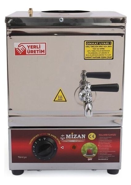 10 Litre Elektrikli Çay Kazanı & Kahveci Kazanı & Çay Ocağı C10