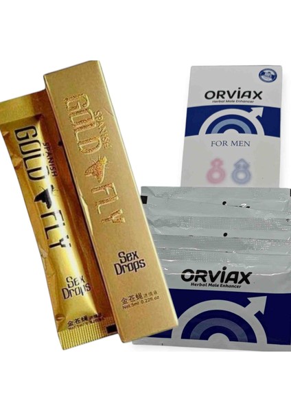 Orviax Geç Kalma Mendili + Gold Fly Kadınlara Özel Damla