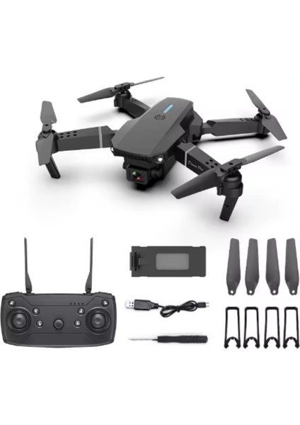 E88 Pro Mini Drone Quadcopter Wifi Fpv Drones ile Geniş Açı Hd 4K Kamera Yüksekliği Rc