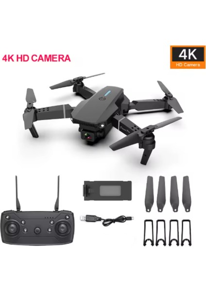 E88 Pro Mini Drone Quadcopter Wifi Fpv Drones ile Geniş Açı Hd 4K Kamera Yüksekliği Rc