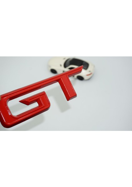 Mustang Gt Bagaj Kırmızı Logo Arma Ford Ile Uyumlu