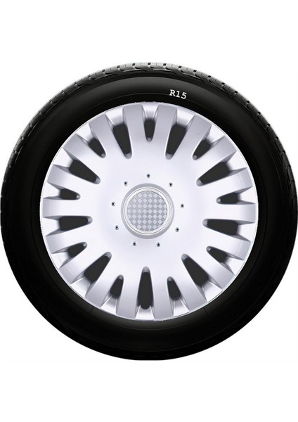 Sks Alfa Romeo Jant Kapağı 15 Inc Kırılmaz 1 Takım 4 Adet NO:306