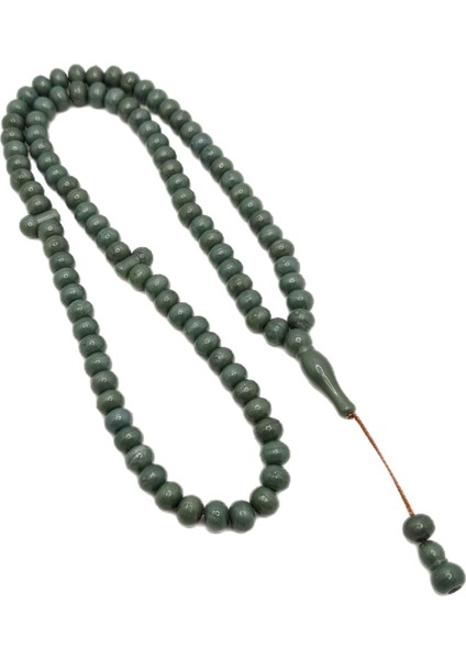 Yassı Küre Kesim Gri Renk 99 Lu Tesbih modelleri