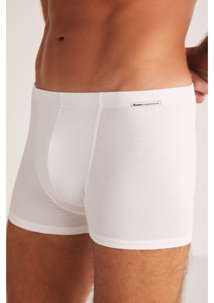 Iç Giyim Kom Ince Bel Davide Pamuklu Basic Erkek Boxer (4 Adet )