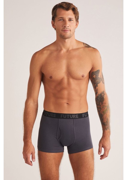 Iç Giyim ( 3 Adet) Kom Future Pamuk Modal Biyeli Erkek Boxer