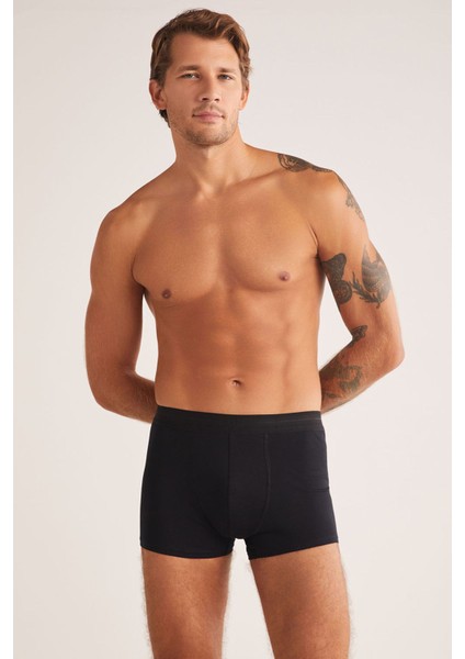 Iç Giyim Kom Colin Pamuklu Erkek Boxer (4 Adet )