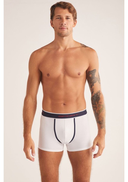 Iç Giyim ( 3 Adet) Kom Reff Pamuk Modal Biyeli Erkek Boxer