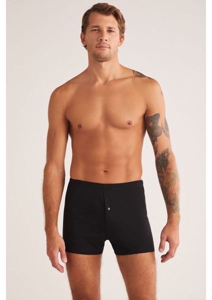 Iç Giyim Kom (4 Adet) Adrian Pamuklu Erkek Boxer