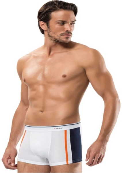 Iç Giyim Erdem Renkli Dubble Line Elastan Boxer (3 Adet)
