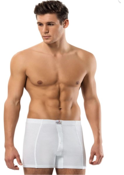Iç Giyim Erdem Beyaz Gold Modal Boxer (3 Adet)