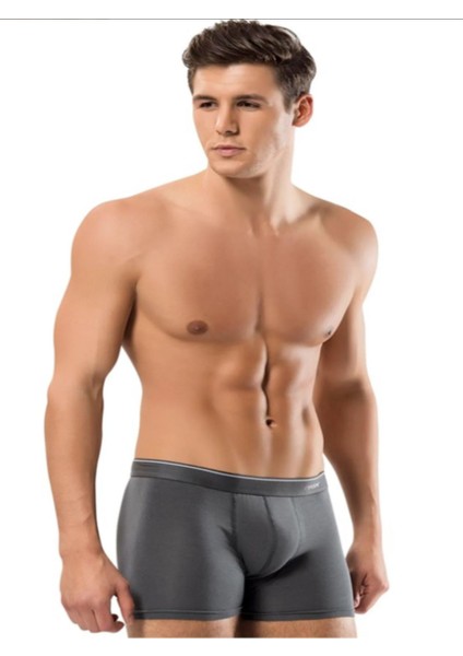 Iç Giyim Erdem Siyah-Beyaz-Gri 3'lü Basic Boxer modelleri