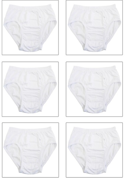 6'lı Paket Erkek Çocuk Pamuklu Yumuşak Rahat Boxer