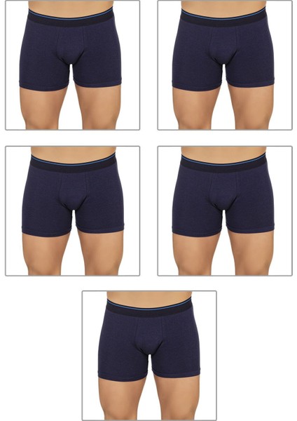 5'li Paket Erkek Modal Pamuklu Esnek Yumuşak Boxer Şort