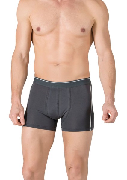 5'li Erkek Penye Likralı Pamuklu Boxer