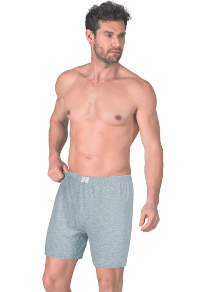 5'li Paket Erkek Pamuklu Penye Kumaş Paçalı Don Boxer Şort Külot Büyük Bedenli indirimleri