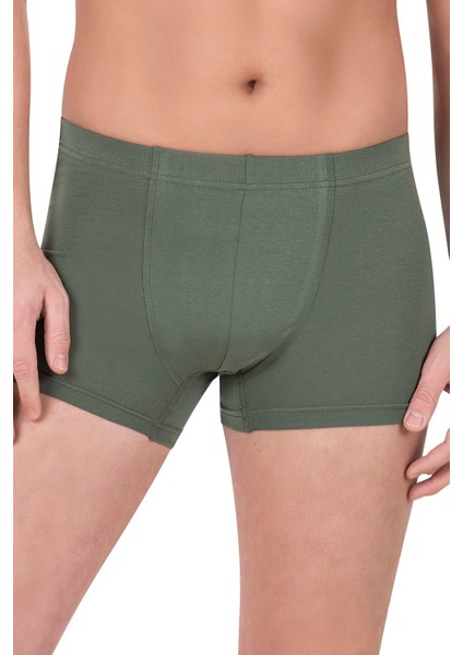 5'li Paket Erkek Pamuklu Likralı Süprem Esnek Rahat Boxer Şort