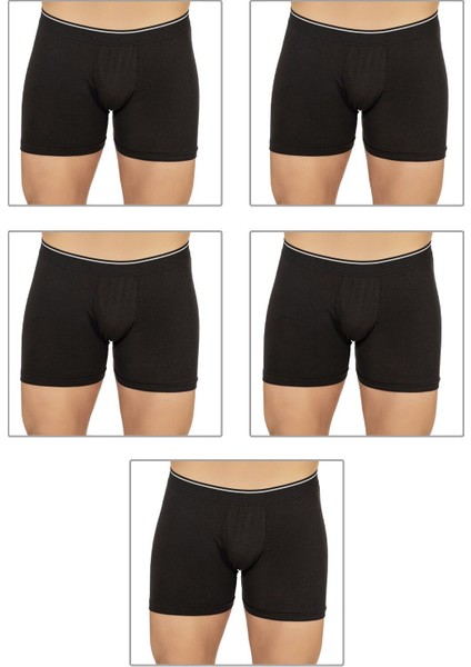 5'li Paket Erkek Modal Pamuklu Esnek Yumuşak Boxer Şort