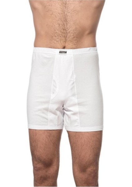 Erkek Beyaz 6 Lı Paket Yüzde Yüz Pamuklu Paçalı Don Arjantin 0043