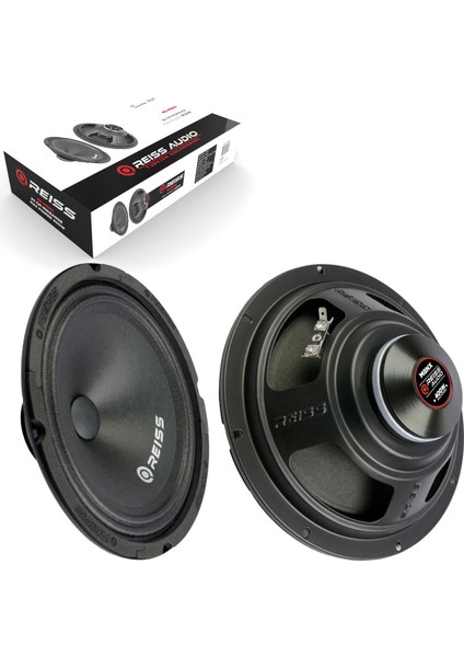 RS-M8NX Oto Midrange 20CM 400 Watt (200 Rms) 2 Adet