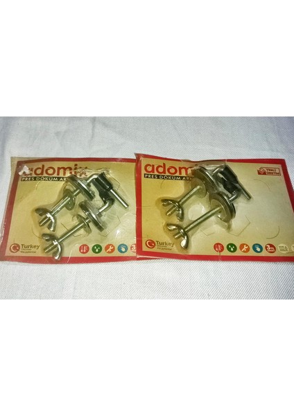 Klozet Kapak Montaj Vidası Metal - Krom Paslanmaz fiyatları