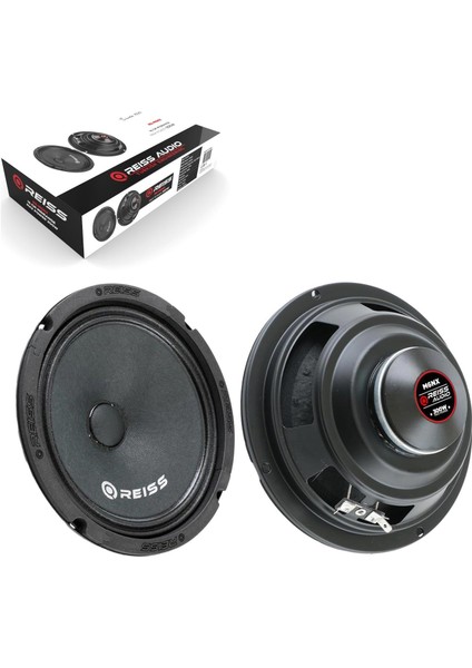Reıss Audıo RS-M6NX Oto Midrange 16CM 300 Watt (100 Rms) 2 Adet