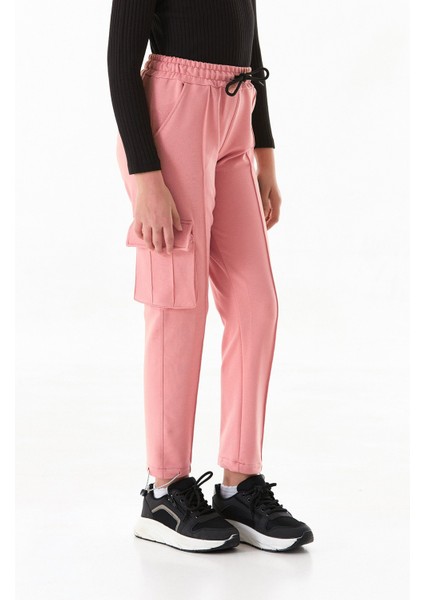 Beli Lastikli Paçası Stoperli Kargo Cepli Kız Çocuk Eşofman Altı fiyatları