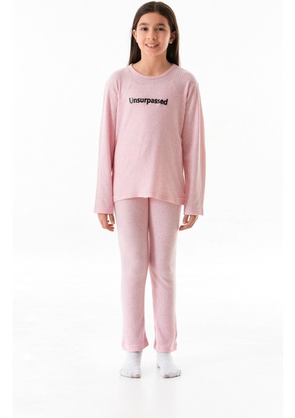 Unsurpassed Baskılı Kız Çocuk Pijama Takımı