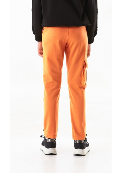 Beli Lastikli Paçası Stoperli Kargo Cepli Kız Çocuk Eşofman Altı modelleri