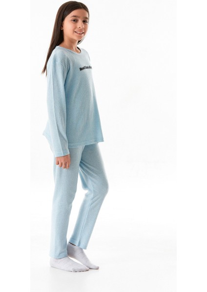 Need More Slep Baskılı Kız Çocuk Pijama Takımı