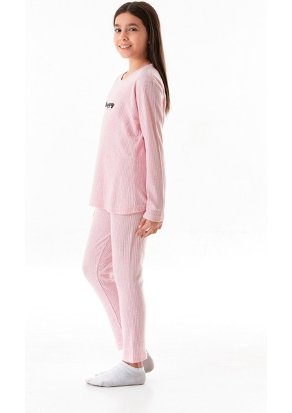 Be Happy Baskılı Kız Çocuk Pijama Takımı fiyatları