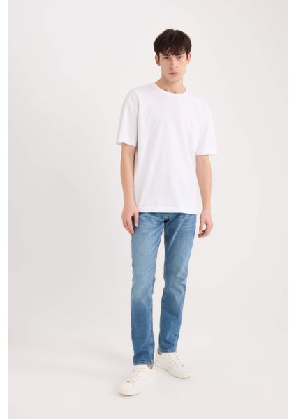 Pedro Slim Fit Dar Kalıp Normal Bel Dar Paça Jean Pantolon B8418AX25SP modelleri