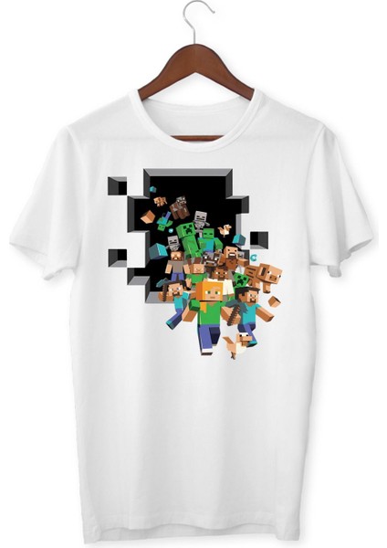 Mınecraft T-Shirt. Minecraft Tişört, Mınecraft Çoçuk & Yetişkin T-Shirt.tişört MINECRAFT000061 modelleri