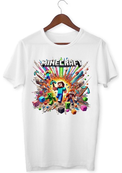 Mınecraft T-Shirt. Minecraft Tişört, Mınecraft Çoçuk & Yetişkin T-Shirt. Tişört MINECRAFT000050