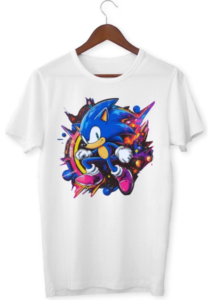 Sonıc T-Shirt. Sonic Tişört, Sonic Çoçuk & Yetişkin T-Shirt. Tişört SONIC00005 modelleri