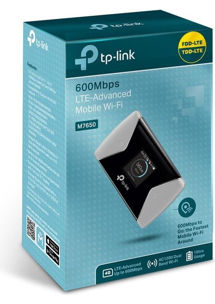 M7650 4G LTE Mobil Router Sim Kartlı