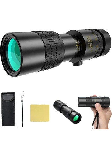 10-300X Zoom Metal Hd Bak4 Güçlü Dürbün Uzun Menzilli Kaliteli Taşınabilir Profesyonel Teleskop Monoküler Avcılık Için (Yurt Dışından)