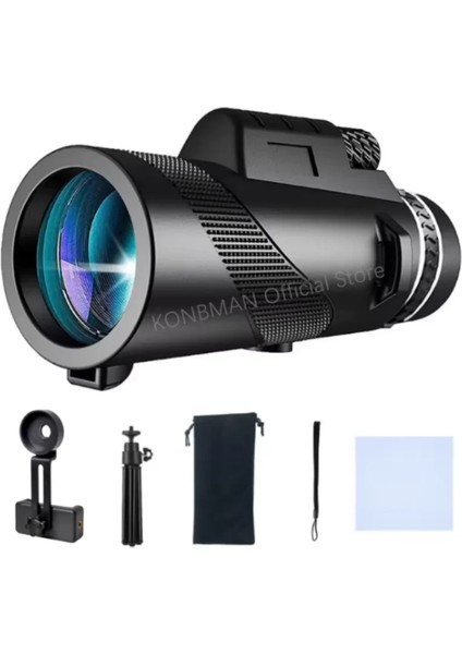 Uzaktan Taşınabilir Monoküler Teleskop 80 * 100 Yüksek Çözünürlüklü Akıllı Telefon Standı ve Tripod Dürbünlü Yüksek Büyütme (Yurt Dışından) fiyatları