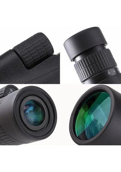 Zoom Monoküler Teleskop 10-30X50 Düşük Işık Gece Görüş Konser Açık Hava Cep Telefonu Fotoğraf Yüksek Çözünürlüklü Teleskop (Yurt Dışından)