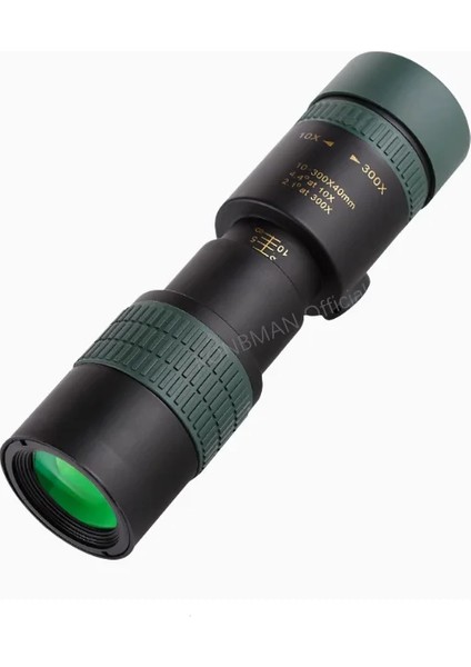 10-300X40 Zoom Monoküler Teleskop Kademesiz Zoom Uzaktan Kumandalı Teleskop Telefon Klipsli Avcılık Açık Hava Kamp Hediyesi (Yurt Dışından)