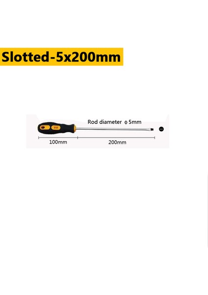 Songjıate Erik Çiçeği ile Ekstra Uzun Oluklu ve Phillips Tornavida 500MM (Yurt Dışından)