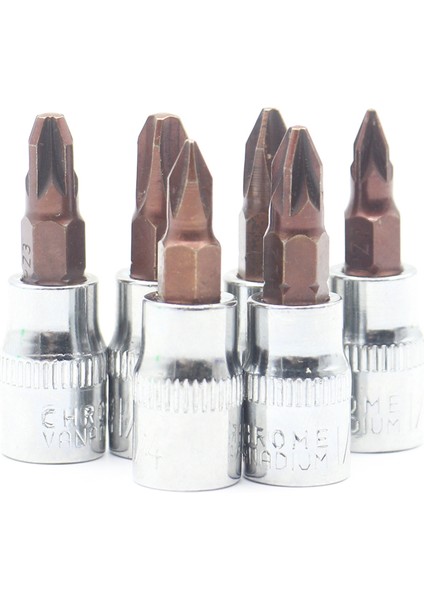 Adet Phillips Pozidriv Tornavida Uçları 1/4 Inç Sürücü Soket El Aletleri Ph1 Ph2 Ph3 Pz1 Pz2 Pz3 (Yurt Dışından) modelleri